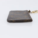 LOUIS VUITTON Monogram Pochette Cles Coin Purse M62650 LV Auth 205446-3