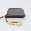 LOUIS VUITTON Monogram Pochette Cles Coin Purse M62650 LV Auth 205446-4