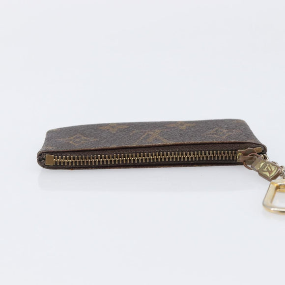LOUIS VUITTON Monogram Pochette Cles Coin Purse M62650 LV Auth 205446