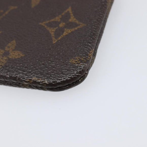 LOUIS VUITTON Monogram Pochette Cles Coin Purse M62650 LV Auth 205446