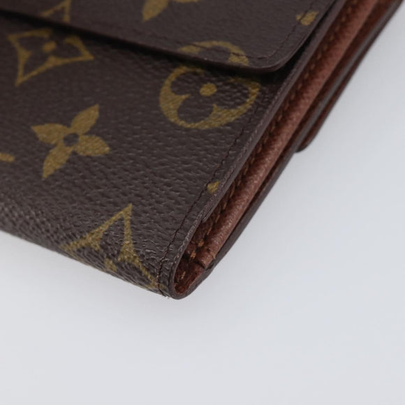 LOUIS VUITTON Porte Monnaie Bier Cartes Crdit Wallet M61652 LV Auth 205447A