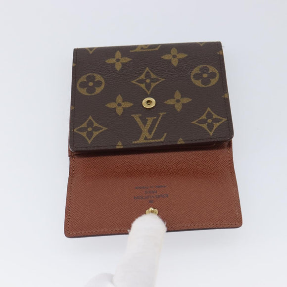 LOUIS VUITTON Porte Monnaie Bier Cartes Crdit Wallet M61652 LV Auth 205447A