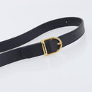 Burberrys Nova Check Shoulder Bag Canvas Navy Gold Auth 205448-9