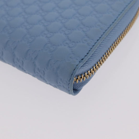 GUCCI Micro GG Supreme Guccissima Wallet Leather Outlet 449391 Auth 205453V
