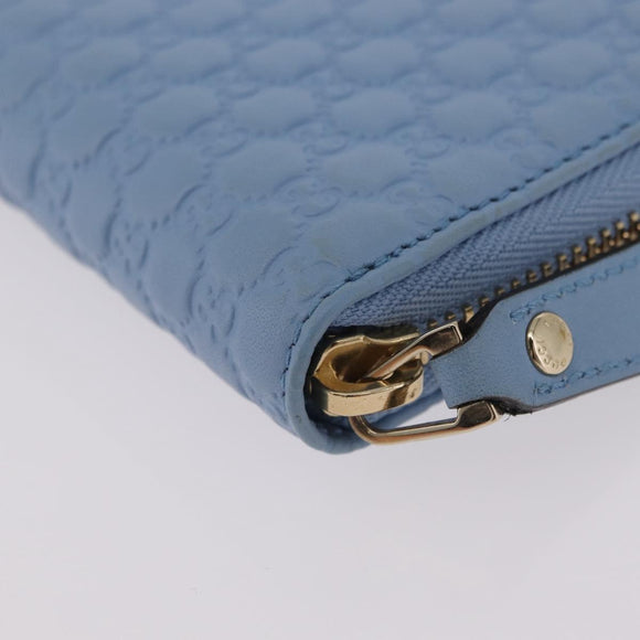 GUCCI Micro GG Supreme Guccissima Wallet Leather Outlet 449391 Auth 205453V