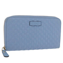 GUCCI Micro GG Supreme Guccissima Wallet Leather Outlet 449391 Auth 205453V-1