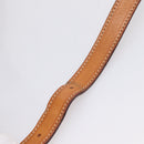 CELINE Macadam Canvas Shoulder Bag PVC Leather Brown Gold Auth 205454V-9