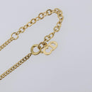 Christian Dior Necklace metal Gold Auth 205462-15