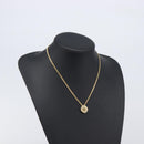 Christian Dior Necklace metal Gold Auth 205462-16