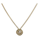 Christian Dior Necklace metal Gold Auth 205462-1
