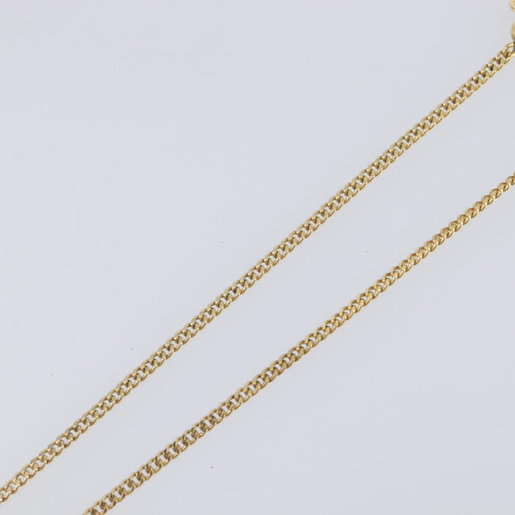 Christian Dior Necklace metal Gold Auth 205462