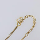 Christian Dior Necklace metal Gold Auth 205462-8
