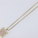 CHANEL Necklace metal Gold CC Auth 205465M-10