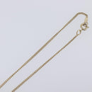 CHANEL Necklace metal Gold CC Auth 205465M-13
