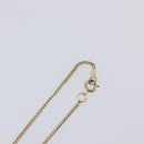 CHANEL Necklace metal Gold CC Auth 205465M-14