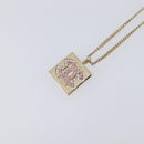 CHANEL Necklace metal Gold CC Auth 205465M-9