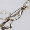 Tiffany & Co. Ribbon Brooch Ag925 Silver Auth 205466M-11