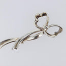 Tiffany & Co. Ribbon Brooch Ag925 Silver Auth 205466M-4