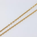 CHANEL Necklace metal Gold CC Auth 205470M-13