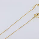 Christian Dior Heart Stone Necklace metal Gold Auth 205471-14