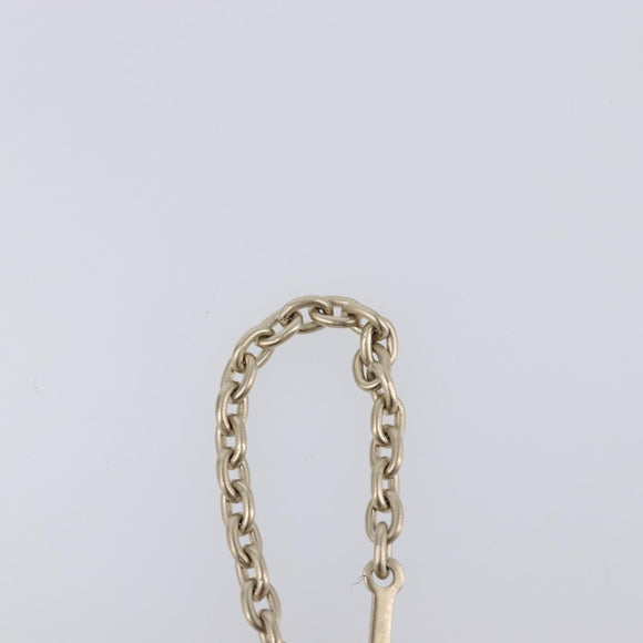 CHANEL Camellia No. 5 Eiffel Tower Key Holder metal Gold CC Auth 205472M