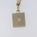 CHANEL Camellia No. 5 Eiffel Tower Key Holder metal Gold CC Auth 205472M-14