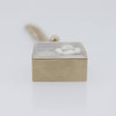CHANEL Camellia No. 5 Eiffel Tower Key Holder metal Gold CC Auth 205472M-18