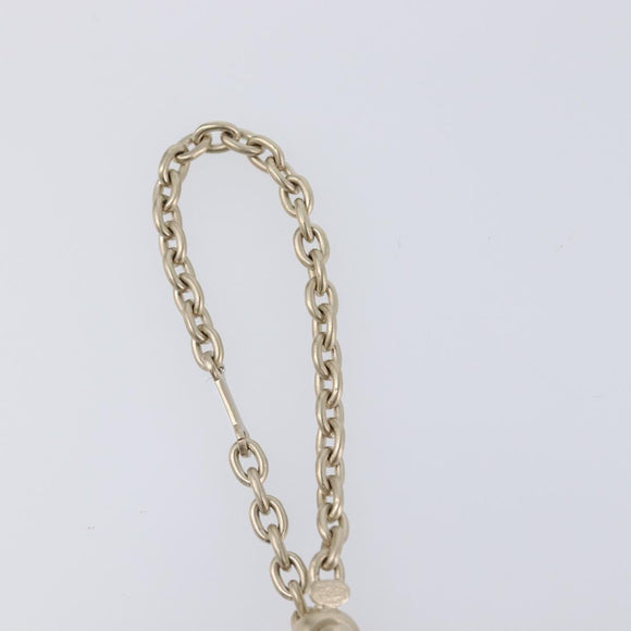 CHANEL Camellia No. 5 Eiffel Tower Key Holder metal Gold CC Auth 205472M