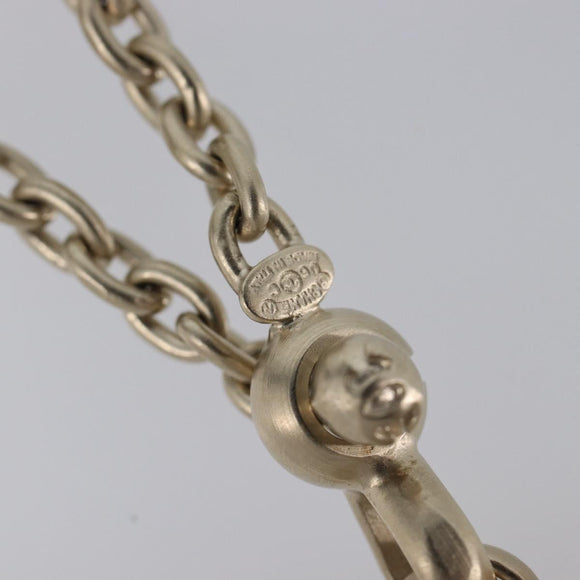 CHANEL Camellia No. 5 Eiffel Tower Key Holder metal Gold CC Auth 205472M