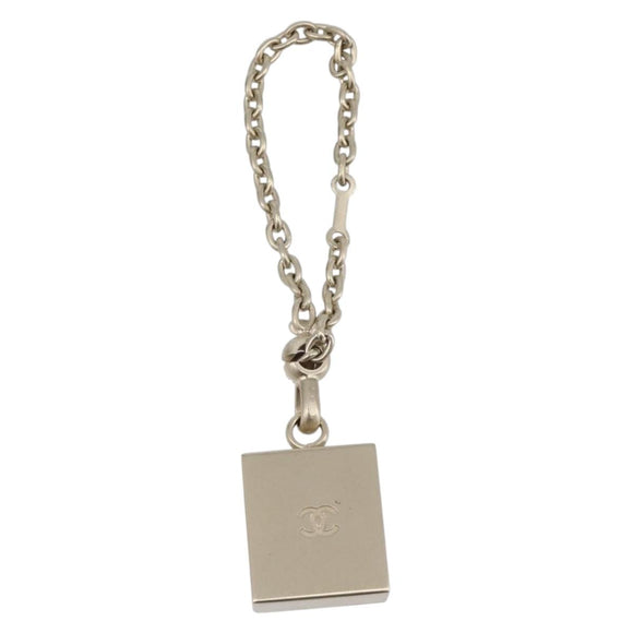 CHANEL Camellia No. 5 Eiffel Tower Key Holder metal Gold CC Auth 205472M