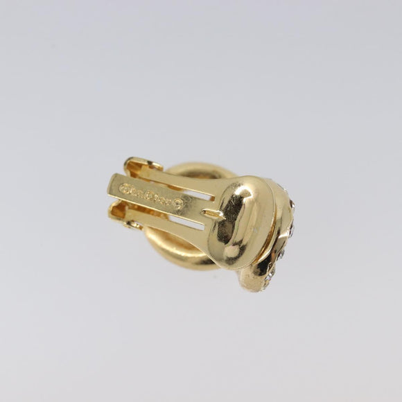 Christian Dior Earring metal Gold Auth 205473M