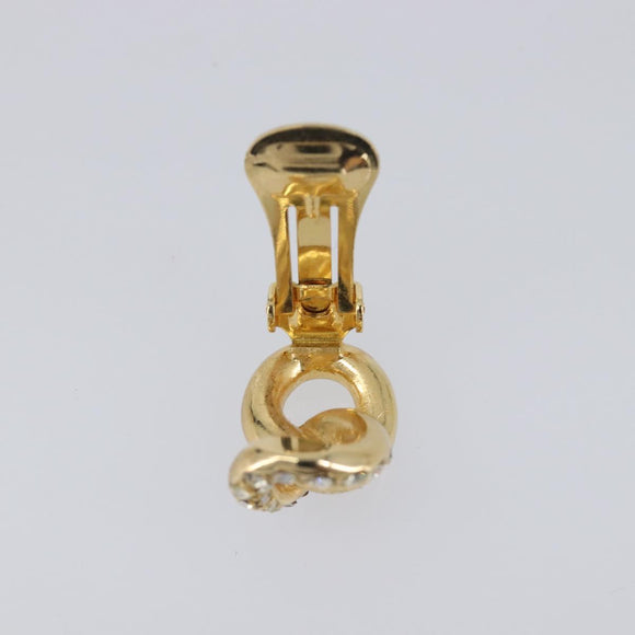 Christian Dior Earring metal Gold Auth 205473M