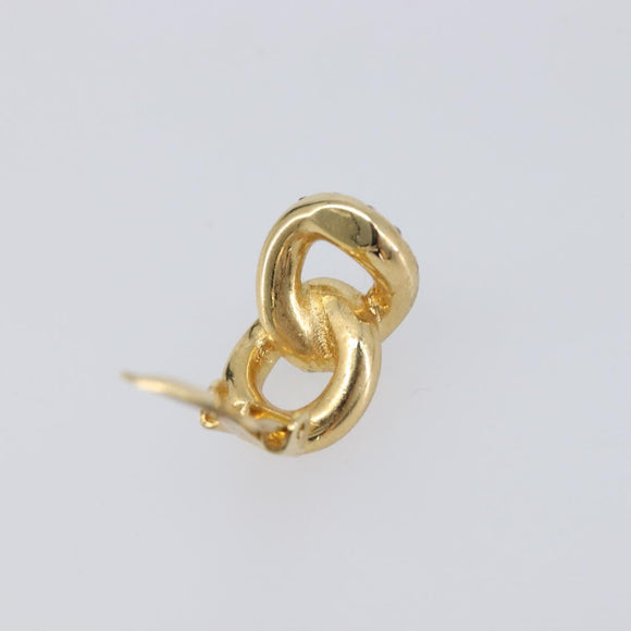 Christian Dior Earring metal Gold Auth 205473M
