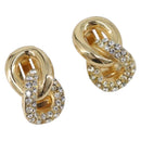 Christian Dior Earring metal Gold Auth 205473M-1