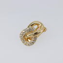 Christian Dior Earring metal Gold Auth 205473M-3