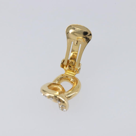 Christian Dior Earring metal Gold Auth 205473M