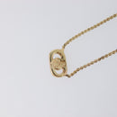 Christian Dior Necklace metal Gold Auth 205475-11
