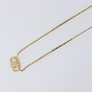 Christian Dior Necklace metal Gold Auth 205475-12
