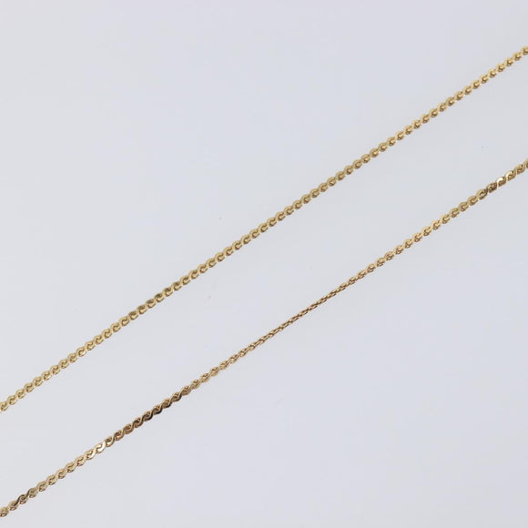 Christian Dior Necklace metal Gold Auth 205475