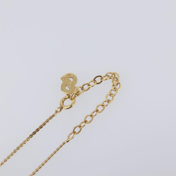 Christian Dior Necklace metal Gold Auth 205475