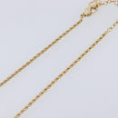 Christian Dior CD Stone Necklace metal Gold Auth 205476-6