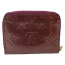 LOUIS VUITTON Monogram Vernis Zippy Coin Purse Viole LV Auth 205478A-2