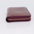 LOUIS VUITTON Monogram Vernis Zippy Coin Purse Viole LV Auth 205478A-4