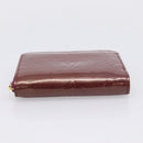 LOUIS VUITTON Monogram Vernis Zippy Coin Purse Viole LV Auth 205478A-6