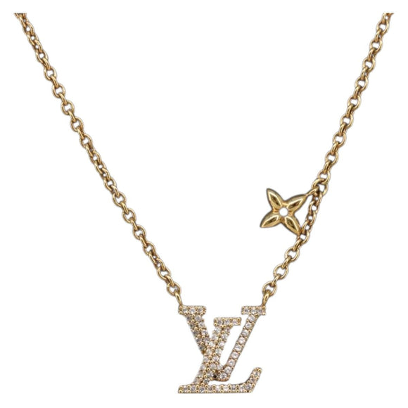 LOUIS VUITTON LV Iconic Necklace metal Silver M00596 LV Auth 205480M
