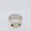 CHANEL Las Vegas Exclusive Playing Cards Casino Ring metal Silver Auth 205481M-10