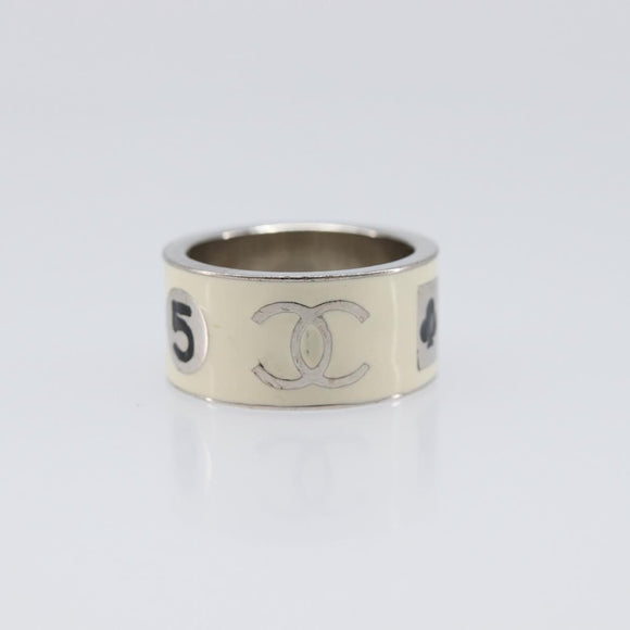CHANEL Las Vegas Exclusive Playing Cards Casino Ring metal Silver Auth 205481M