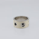 CHANEL Las Vegas Exclusive Playing Cards Casino Ring metal Silver Auth 205481M-4