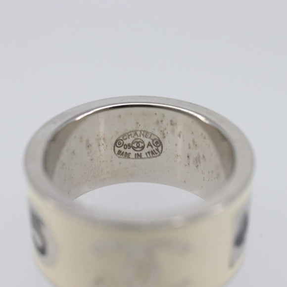 CHANEL Las Vegas Exclusive Playing Cards Casino Ring metal Silver Auth 205481M