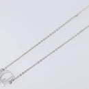 Christian Dior Necklace metal Silver Auth 205482M-11